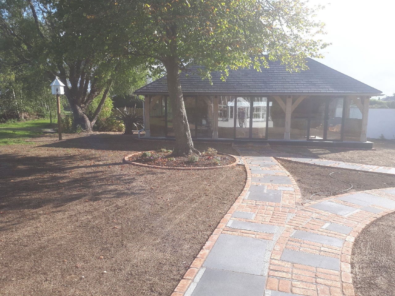 brick path